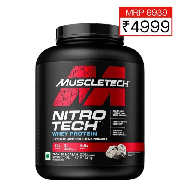 Muscletech™ | Nitro-Tech™ - Whey Protein | Flavoured | 4 lbs (1.81Kg)