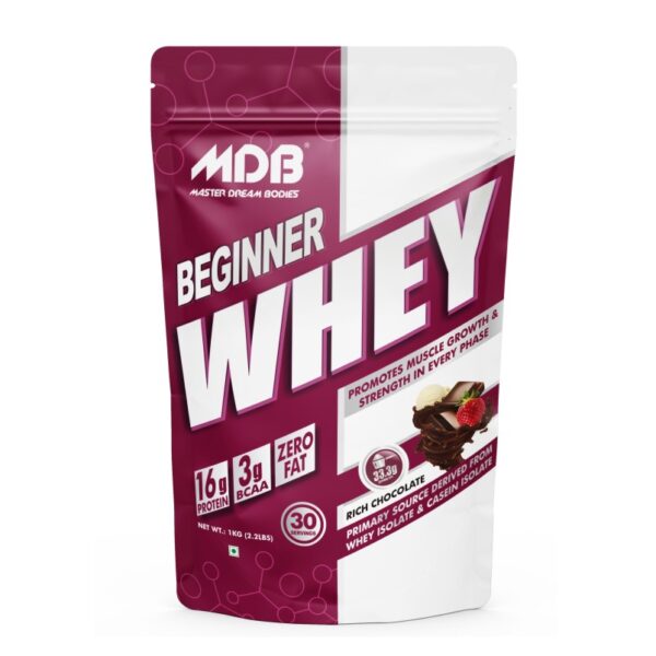 MDB Beginner Whey | Whey Isolate & Casein Isolate as Source