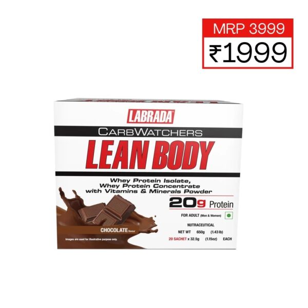 Labrada Lean body all-in-one high protein meal replacement shake | 32.5g 20pk