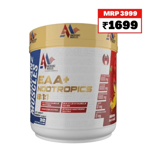 Americanz Muscles EAA + Nootropics 811 | 30 Servings