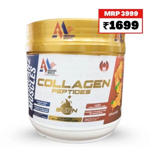 Americanz Muscles Collagen Peptides+Burn | 300g