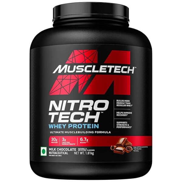 Muscletech™ | Nitro-Tech™ - Whey Protein | Flavoured | 4 lbs (1.81Kg)