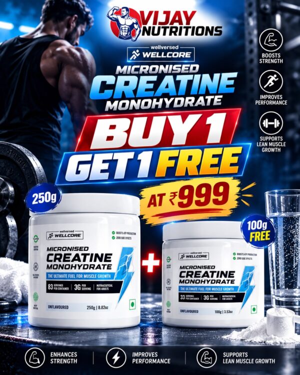 Vijay Nutritions Creatine BUY 1 GET 1 FREE Creatine